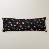🧛 ♂️ gothique Vampire Halloween Coussin noir 🎃 (Dos)