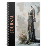 Gothique Victorien LBD Little Black Dress Journal (Devant)