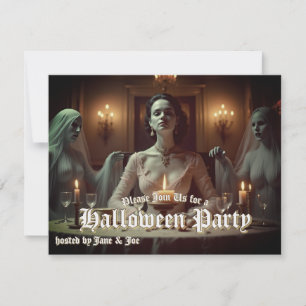 Gothisch Halloween-feest bij kaarslicht