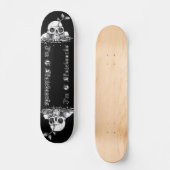 Gothisch-middeleeuws skateboard (Voorkant)