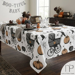 Gothische babywagen Halloween tafelkleed