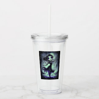 Gothische betovering fee acryl drinkbeker