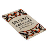 Gothische cirkels sparen de Magnet van de Datum, O Magneet (Rechterzijde)