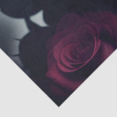 Gothische doodskull en Rozen Tissuepapier (Detail)