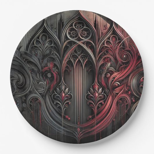 Gothische Elegantie Papieren Bord (Voorkant)