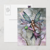 Gothische Fantasy Fee Kunst Ansichtskaart Briefkaart (Voorkant / Achterkant)
