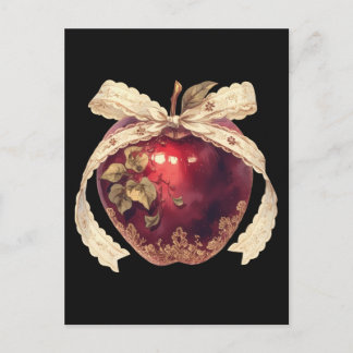 Gothische giftige appel donkere romantiek Hallowee Briefkaart