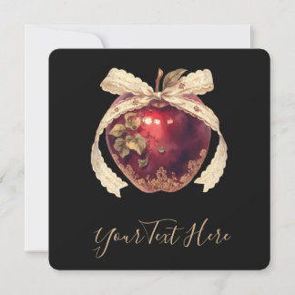 Gothische giftige appel donkere romantiek Hallowee Kaart