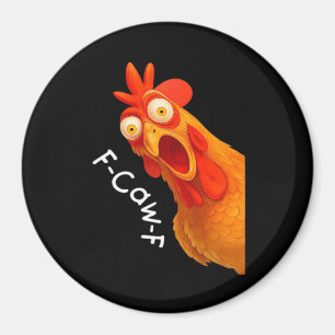 Gothische humor grappige F-Caw-F kraai Magneet