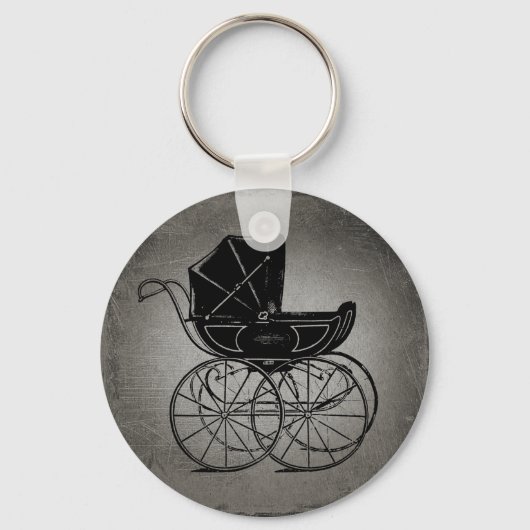 Gothische kinderwagen sleutelhanger (Voorkant)