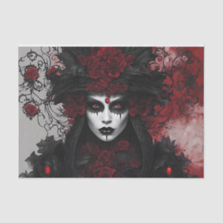 Gothische Koningin Halloween Decoupage Tissuepapier