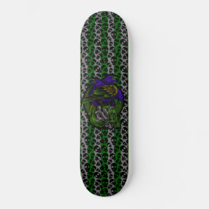 Gothische Kraaien Schedel en Botten Willekeurige S Skateboard