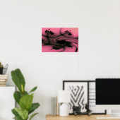 Gothische Krullen Print (Thuiskantoor)