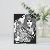 gothische lolita briefkaart (Staand voorkant)
