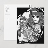 gothische lolita briefkaart (Voorkant / Achterkant)