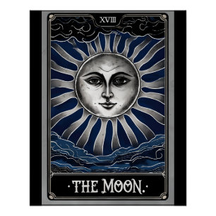 Gothische Maan Tarot Perfect Poster