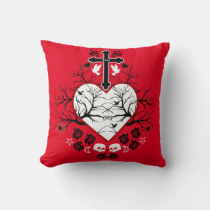 Gothische mode-accessoires en decoratie kussen