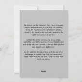 Gothische Octopus met Hoed Feestdagenkaart (Achterkant)