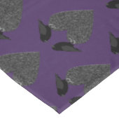 Gothische raven en zwart hart tafelkleed (Gekanteld)
