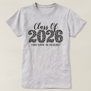 Gothische schedelklasse van 2023 t-shirt