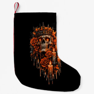 Gothische Schedelkroon Halloween Donkere Rozen Gri Kleine Kerstsok