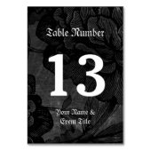 Gothische spin op bloem kaart (Voorkant)