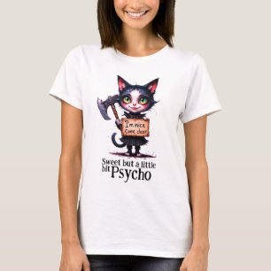 Gothische Verschrikkelijke Psychotische Knuffel Ka T-shirt