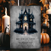 Gothische Victoriaanse Gehekst Huis Halloween Fees