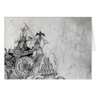 GOTHISCHE WARRIOREN, Barbarian Knachten, Fantasy