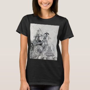 GOTHISCHE WARRIOREN, Barbarian Knachten, Fantasy T-shirt