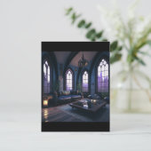 Gothische woonkamer briefkaart (Staand voorkant)