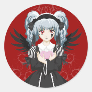 Gothloli Ronde Sticker