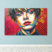 GOTHS WOESTIJN 3 CANVAS AFDRUK (Insitu (Houten vloer))