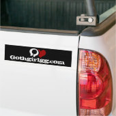 Gothvriendin gg.com bumpersticker blk (Op Truck)
