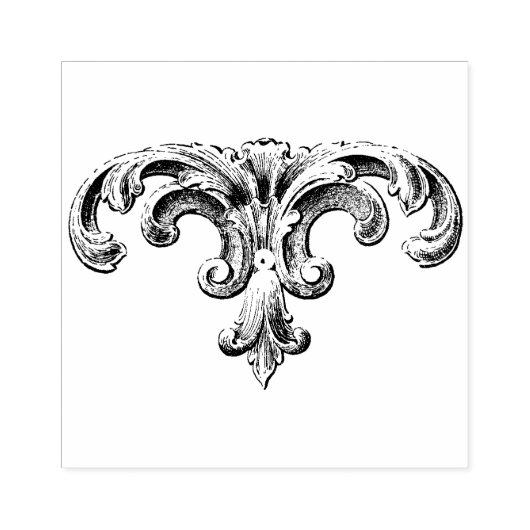 Gotisch architecturaal Ornament | Stempel (Afrduk)