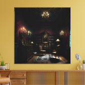 Gotisch Binnenhuis 3 Canvas Afdruk (Insitu (Woonkamer))