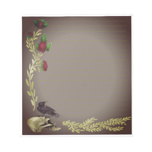 Gotisch Briefpapier Notitieblok (Voorkant)