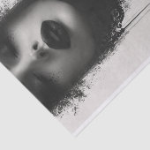 Gotisch Centraal afbeelding met een Vrouwengezicht Tissuepapier (Detail)