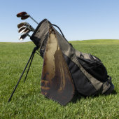 Gotisch/Halloween/herfst/pompoen Golfhanddoek (Groen)