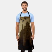 Gotisch/Halloween/herfst/pompoen Schort (Gedragen)