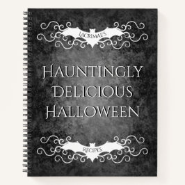Gotisch Halloween recept Notitieboek