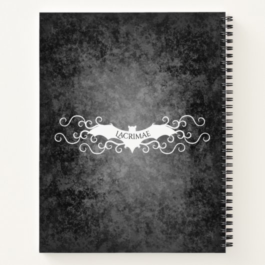 Gotisch Halloween recept Notitieboek (Achterkant)