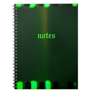 Gotisch Harlekijn groen notitieboek