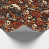 Gotisch herfstinpakpapier cadeaupapier (Hoek)