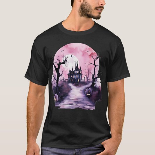 Gotisch Huis van Haunts T-shirt (Voorkant)