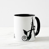 Gotisch Initiaal A Mok (Voorkant rechts)