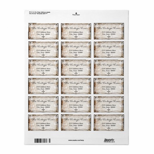  Gotisch Ironwork en Skulls Label (Full Sheet)