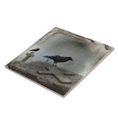 Gotisch kerkhof kruis tegeltje (Zijkant)