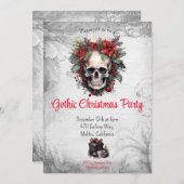 Gotisch Kerstfeest Kaart (Voorkant / Achterkant)