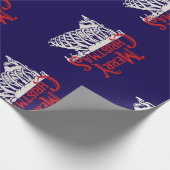 Gotisch kerstinpakpapier cadeaupapier (Hoek)